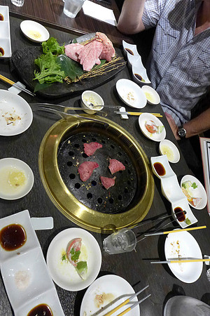 Korean Barbeque meal