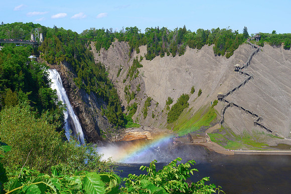 Waterfall scene